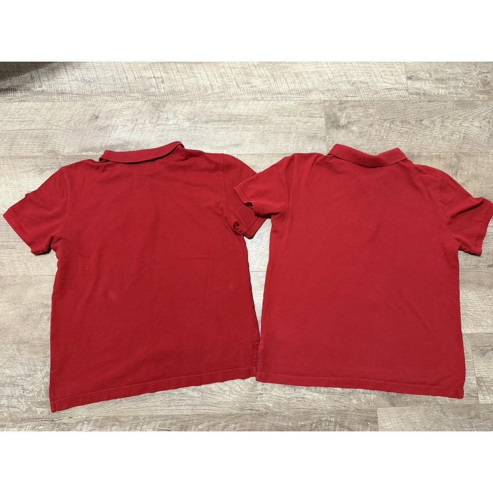 U.S. Polo Assn. Red short-sleeve polo shirts Set - Picture 7 of 8